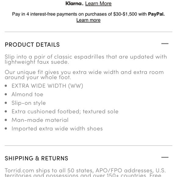 ✨torrid black espadrille flats✨ - Picture 5 of 12